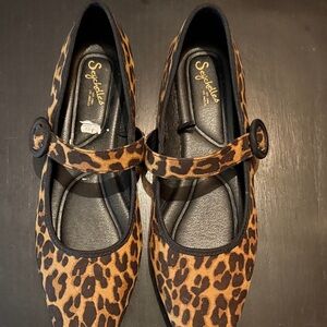 Seychelles Animal Print Mary Jane Flats